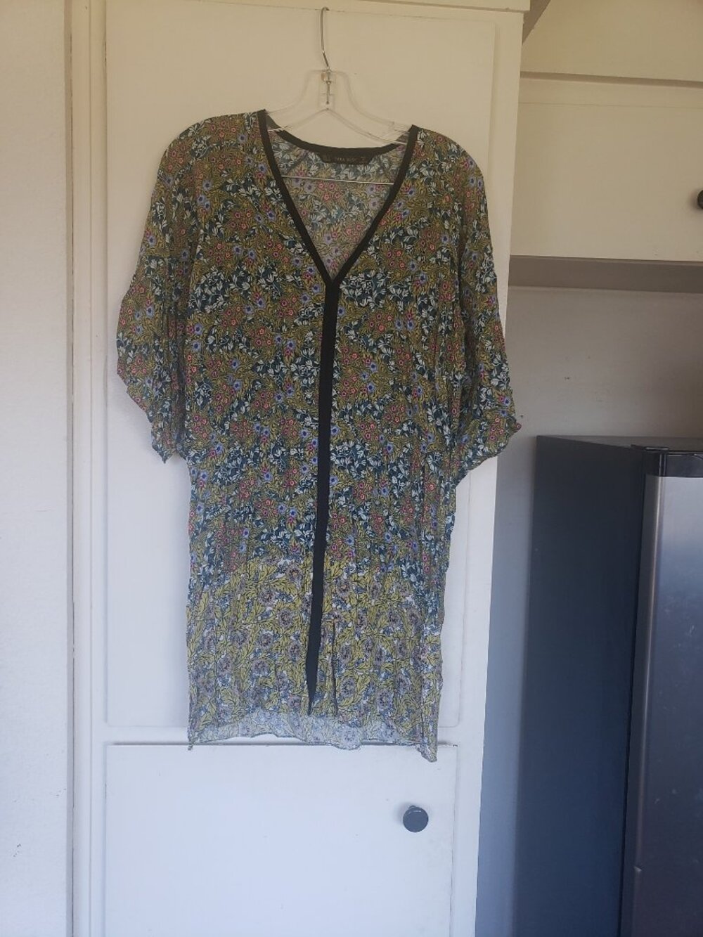 Zara Multicolored Tunic Size Small